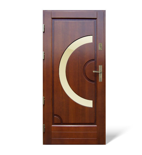 Drzwi drewniane ramowo-płytowe 021