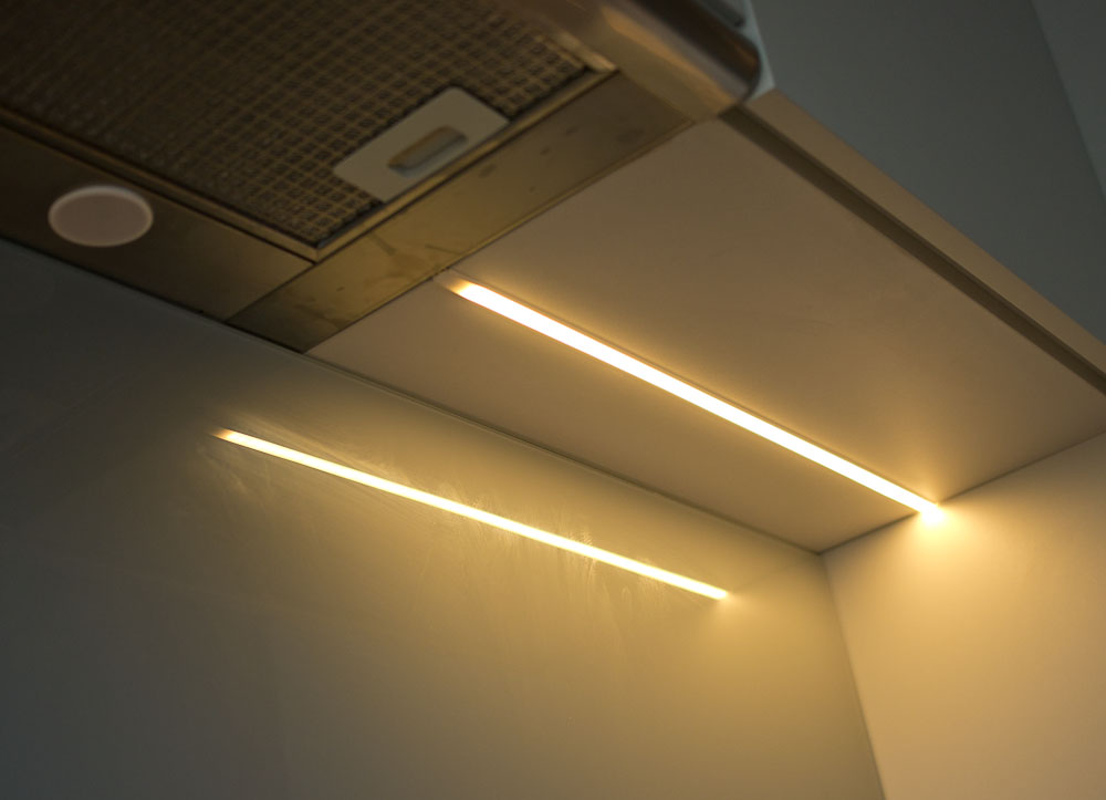 oświetlenie LED w kuchni
